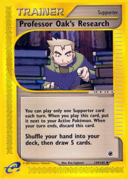 Professor Oak's Research EX-149 Uncommon Englisch