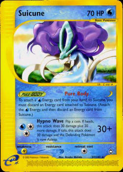 Suicune AQ-37 Rare Englisch