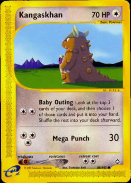 Kangaskhan AQ-88 Common Englisch