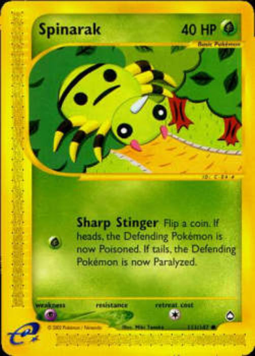 Spinarak AQ-111 Common Englisch