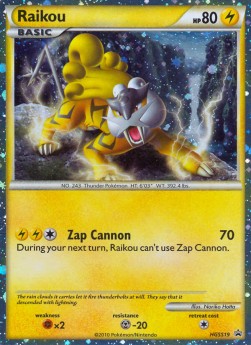 Raikou HGSS-19 Promo Deutsch