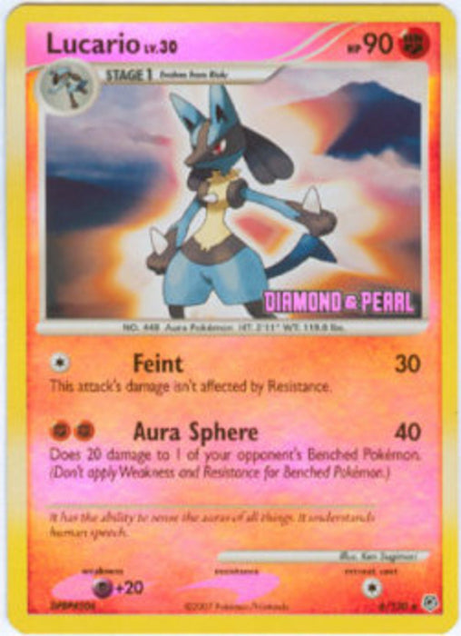 Lucario Lv.30 BKPR-DP 6 Promo Englisch