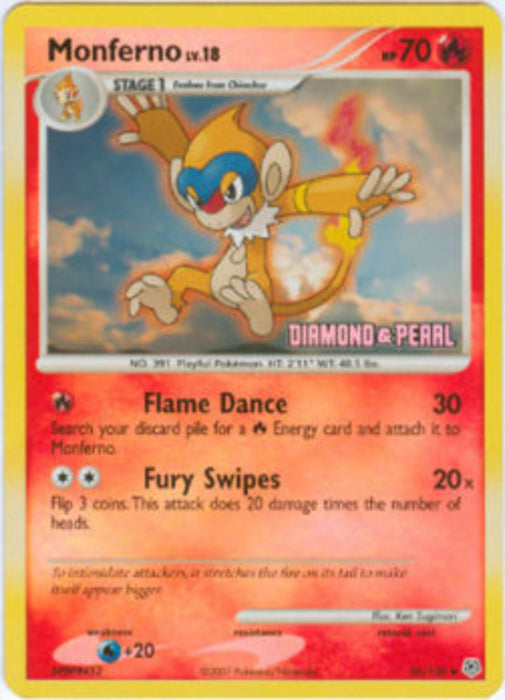Monferno Lv.18 BKPR-DP 56 Promo Englisch
