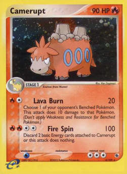 Camerupt RS-4 Holo Rare Englisch