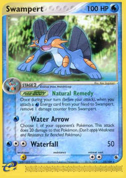 Swampert (Natural Remedy) RS-23 Rare Englisch