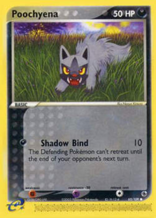 Poochyena (Shadow Bind) RS-65 Common Englisch
