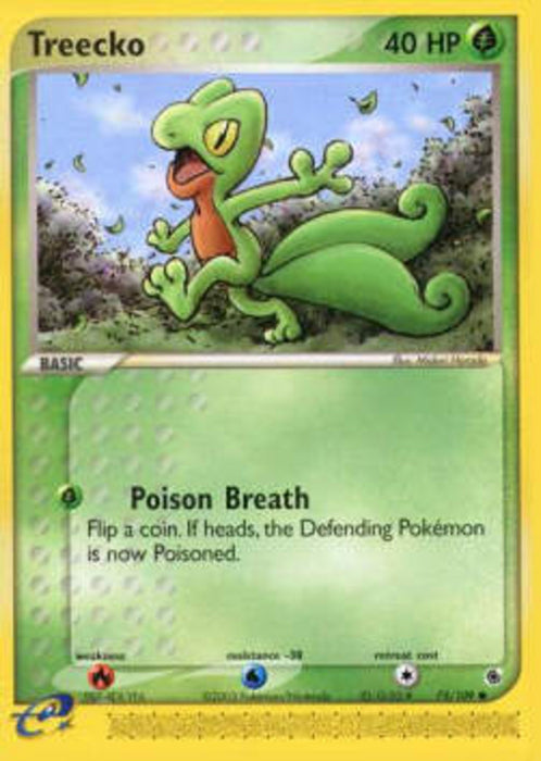 Treecko RS-75 Common Englisch