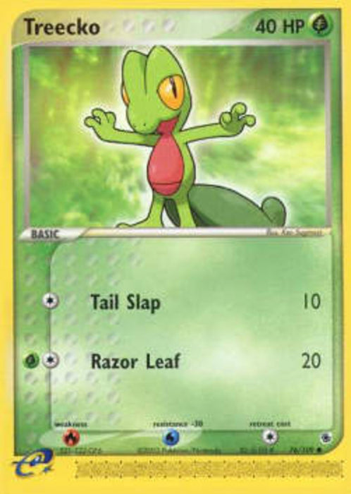 Treecko RS-76 Common Englisch