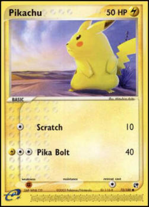 Pikachu SS-72 Common Deutsch