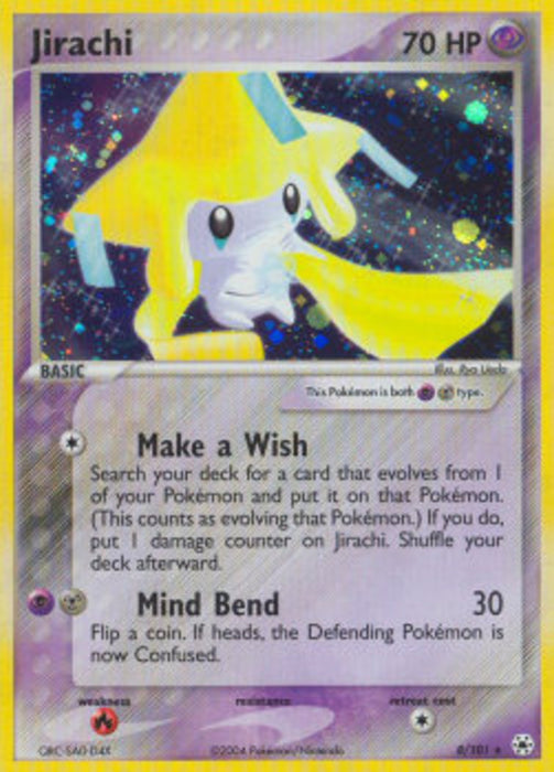 Jirachi HL-8 Holo Rare Englisch
