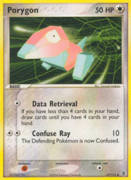 Porygon FL-47 Uncommon Englisch