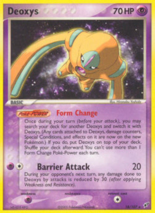 Deoxys DX-18 Rare Deutsch