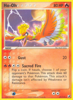 Ho-Oh UF-27 Rare Englisch