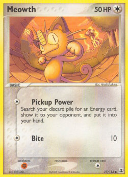 Meowth DS-77 Common Englisch