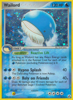 Wailord LM-14 Holo Rare Deutsch