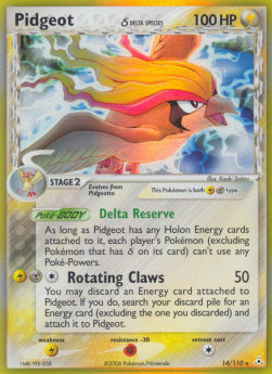Tauboss δ Delta Species HP-14 Holo Rare Deutsch