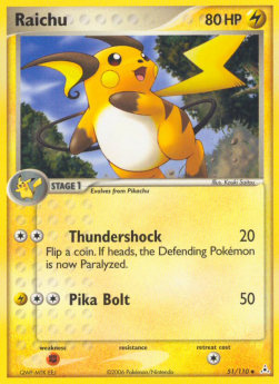 Raichu HP-51 Uncommon Deutsch