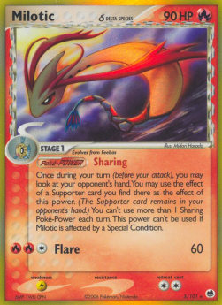 Milotic δ Delta Species DF-5 Holo Rare Deutsch
