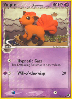 Vulpix δ Delta Species DF-70 Common Englisch