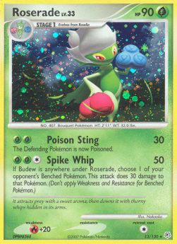 Roserade Lv.33 DP-13 Holo Rare Deutsch