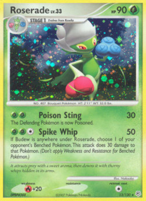 Roserade Lv.33 DP-13 Holo Rare Deutsch