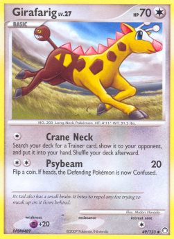 Girafarig Lv.27 MT-49 Uncommon Deutsch