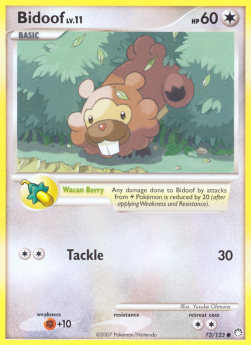 Bidoof Lv.11 MT-73 Common Englisch