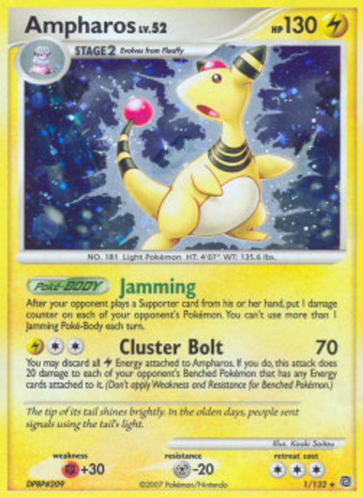 Ampharos Lv.52 SW-1 Holo Rare Deutsch