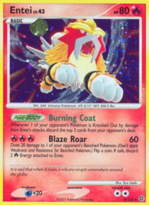 Entei Lv.43 SW-4 Holo Rare Deutsch