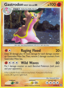 Gastrodon West Sea Lv.44 SW-9 Holo Rare Englisch