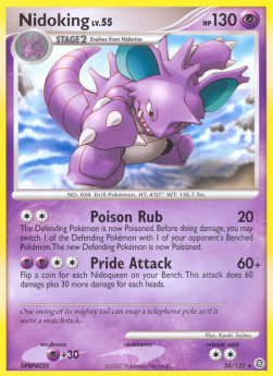 Nidoking Lv.55 SW-34 Rare Englisch
