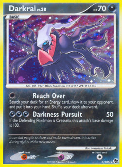 Darkrai Lv.38 GE-3 Holo Rare Deutsch