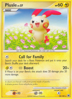 Plusle Lv.27 MD-28 Rare Deutsch