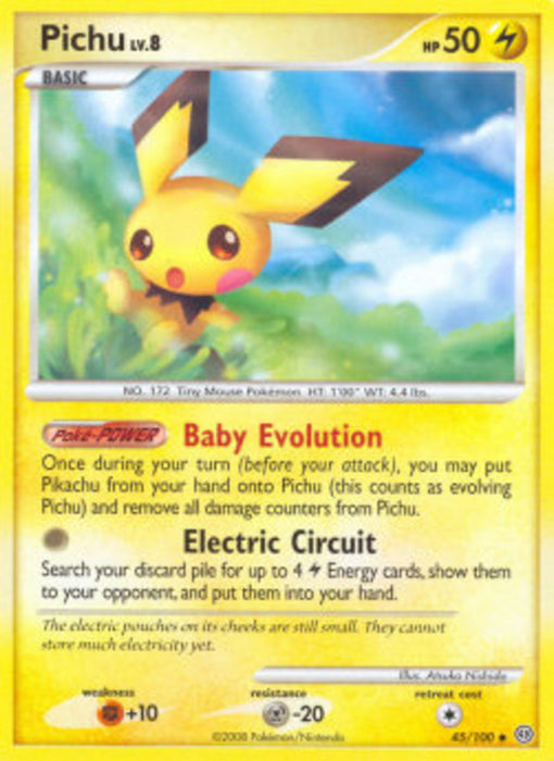 Pichu Lv.8 STF-45 Uncommon Englisch