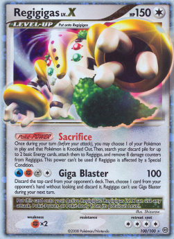 Regigigas LV.X STF-100 Ultra Rare Deutsch