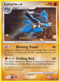 Lucario Lv.39 POP8-2 Rare Englisch