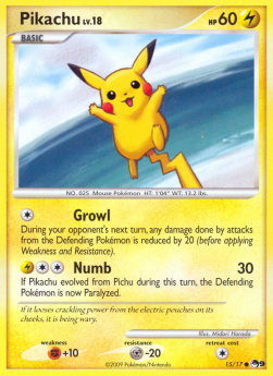 Pikachu Lv.18 POP9-15 Common Englisch