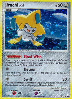Jirachi Lv.39 RR-7 Holo Rare Deutsch