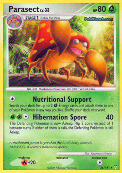 Parasek Lv.33 SV-38 Rare Deutsch