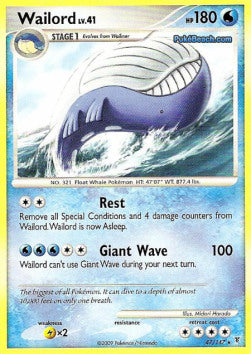 Wailord Lv.41 SV-47 Rare Deutsch