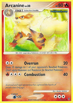 Arcanine Lv.32 SV-50 Uncommon Englisch