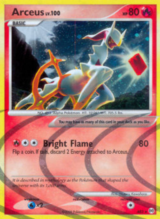 Arceus Lv.100 AR-AR3 Holo Rare Deutsch