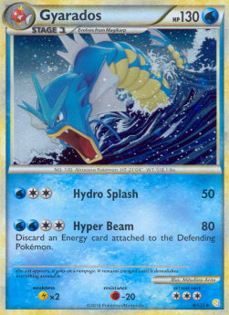 Gyarados HS-4 Holo Rare Englisch