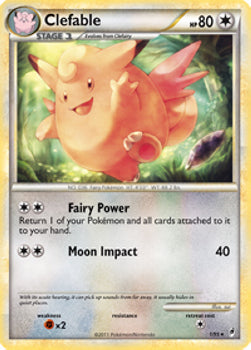 Clefable CL-1 Holo Rare Englisch
