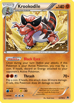 Krookodile EPO-62 Rare Deutsch