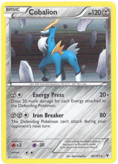 Cobalion NVI-84 Holo Rare Englisch