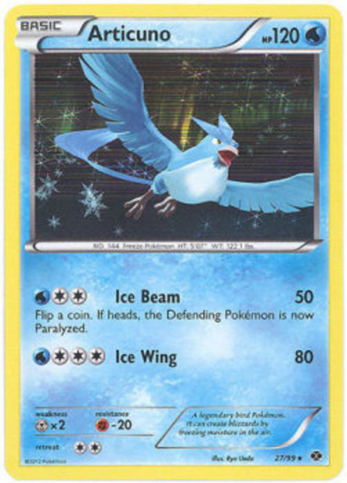 Articuno NXD-27 Holo Rare Englisch