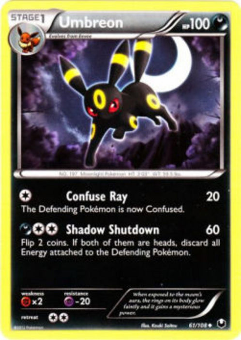 Umbreon DEX-61 Uncommon Italienisch