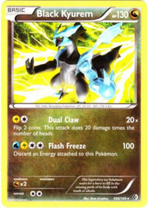 Black Kyurem BCR-100 Rare Deutsch