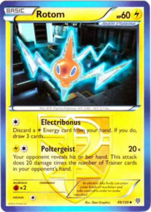 Rotom PLS-49 Uncommon Englisch